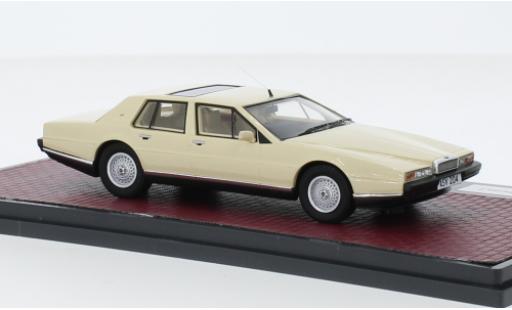 Aston Martin Lagonda 1/43 Matrix S2 beige clair RHD 1980 modellino in miniatura