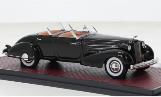 Cadillac V16 1/43 Matrix Dual Cowl Sport Pheaton nero 1937 modellino in miniatura