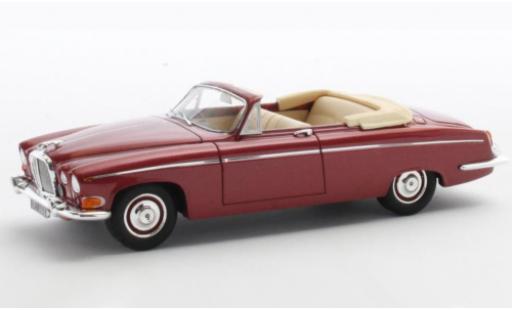 Jaguar 420 1/43 Matrix G Convertibile metallise rosso RHD 1969 modellino in miniatura