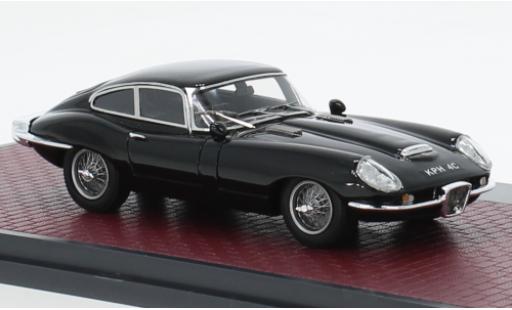 Jaguar E-Type 1/43 Matrix Coombs Italsuisse Frua Coupe nero RHD 1966 modellino in miniatura