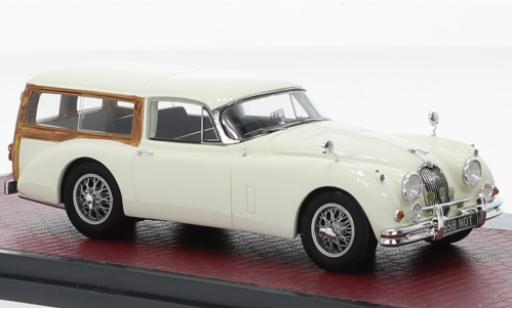 Jaguar XK 1/43 Matrix 150 beige 1959 modellino in miniatura