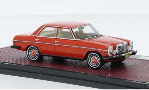 Mercedes CLA 1/43 Matrix 300D (W115) rosso clair 1974 modellino in miniatura