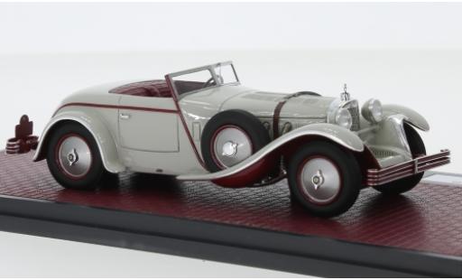 Mercedes CLA 1/43 Matrix 680S W06 Torpedo Roadster grigio clair 1928 modellino in miniatura