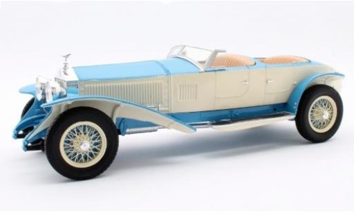 Rolls Royce Phantom 1/18 Matrix Experimental Vehicle by Barker blu clair/bianco RHD 1926 modellino in miniatura