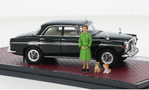 Rover P5B 1/43 Matrix P5b 3.5 Litre verde RHD Queen Elizabeth II. modellino in miniatura