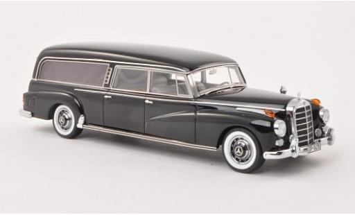Mercedes 300 1/43 Matrix C (W186) Binz Hearse nero 1956 modellino in miniatura
