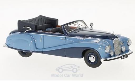 Mercedes 320 1/43 Matrix A (W142) Spezial Cabriolet Open blu/blu 1948 Tan Tjoan Keng modellino in miniatura