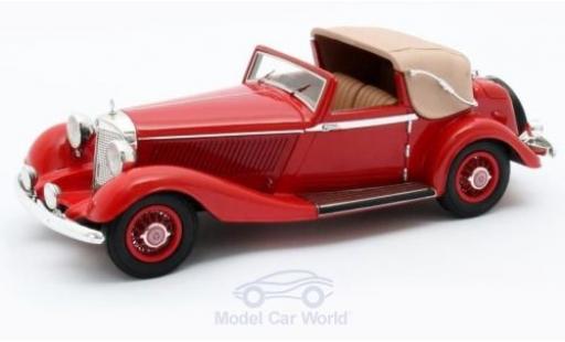 Mercedes 500 1/43 Matrix K 3-Position DHC Corsica rosso RHD 1935 #123689 modellino in miniatura