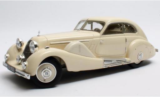 Mercedes 500 1/18 Matrix K Spezial Stromlinienwagen (W29) bianco 1935 Tan Tjoan Keng modellino in miniatura