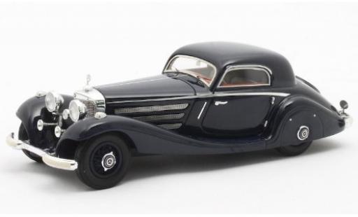 Mercedes 540 1/43 Matrix K (W29) Spezial Coupe blu 1936 Fahrgestell-Nr.154139 modellino in miniatura