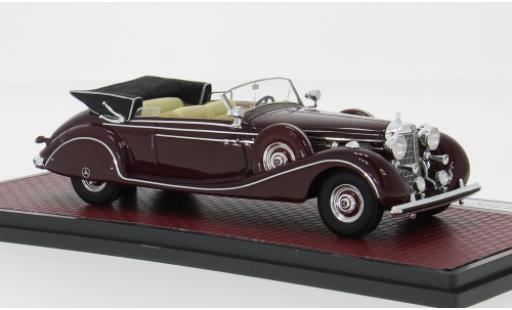 Mercedes 770 1/43 Matrix K (W150) Cabriolet B rot 1939 1:43 modellino in miniatura