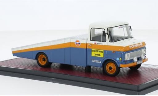 Opel Blitz 1/43 Matrix orange/blau Autotrans Comp. Lasse Widenborg 1970 1:43 modellino in miniatura