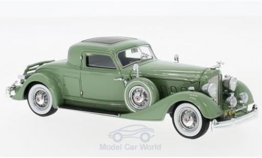 Packard 110 1/43 Matrix 8 Twelve Stationary Coupe Dietrich verde 1934 modellino in miniatura