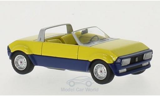 Peugeot 104 1/43 Matrix Peugette by Pininfarina giallo/blu 1976 modellino in miniatura
