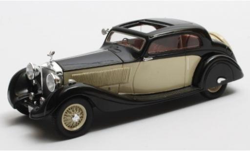Rolls Royce Phantom 1/43 Matrix II Continental Sports Coupe Gurney Nutting nero/beige RHD 1935 Maharajah of Jodhpur Fahrgestell-n° 62UK modellino in miniatura
