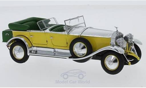 Rolls Royce Phantom 1/43 Matrix Tourer by Barker #820R giallo/grigio RHD 1929 modellino in miniatura