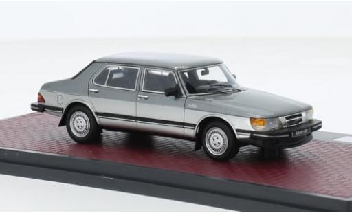 Saab 900 1/43 Matrix CD Turbo metallise grau 1981 1:43 modellino in miniatura