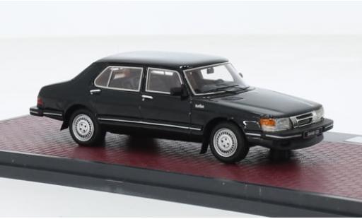 Saab 900 1/43 Matrix CD Turbo schwarz 1981 1:43 modellino in miniatura