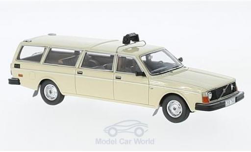 Volvo 245 1/43 Matrix Transfer beige Taxi modellino in miniatura