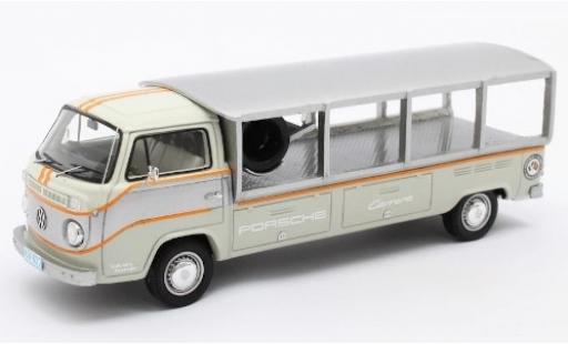 Volkswagen T2 1/43 Matrix Renntransporter grigio/bianco RHD 1976 modellino in miniatura
