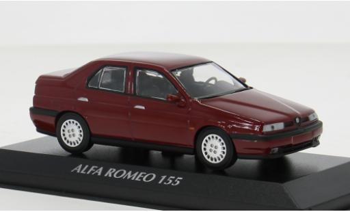 Alfa Romeo 155 1/43 Maxichamps rot 1992 1:43 modellino in miniatura