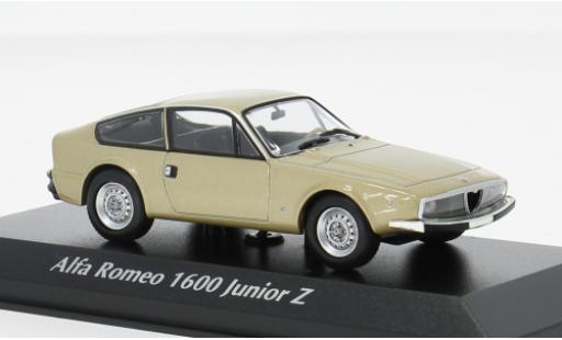 Alfa Romeo 1600 1/43 Maxichamps Junior Z (115) gold 1972 1:43 modellino in miniatura