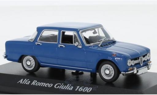 Alfa Romeo Giulia 1/43 Maxichamps 1600 blu 1970 modellino in miniatura