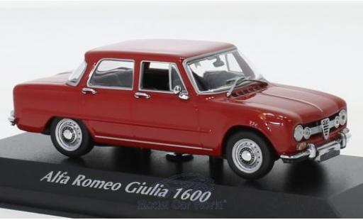 Alfa Romeo Giulia 1/43 Maxichamps 1600 rosso 1970 modellino in miniatura