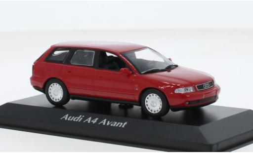 Audi A4 1/43 Maxichamps Avant rot 1995 1:43 modellino in miniatura