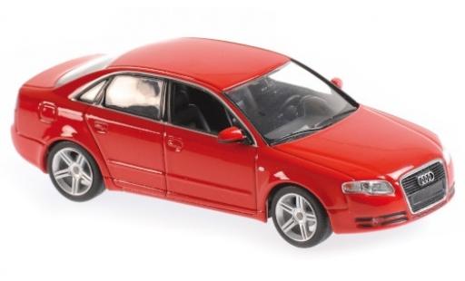 Audi A4 1/43 Maxichamps rosso 2004 modellino in miniatura