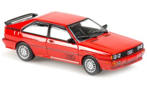 Audi Quattro 1/43 Maxichamps rosso/Dekor 1980 modellino in miniatura