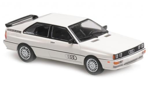 Audi Quattro 1/43 Maxichamps bianco/Dekor 1980 modellino in miniatura