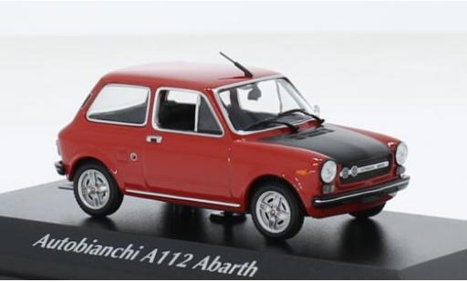 Autobianchi A112 1/43 Maxichamps Abarth rot 1974 1:43 modellino in miniatura