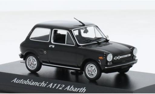 Autobianchi A112 1/43 Maxichamps Abarth schwarz 1974 1:43 modellino in miniatura