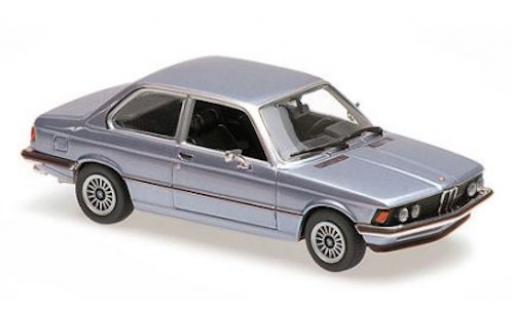 Bmw 323 1/43 Maxichamps i (E21) metallico blu 1975 modellino in miniatura