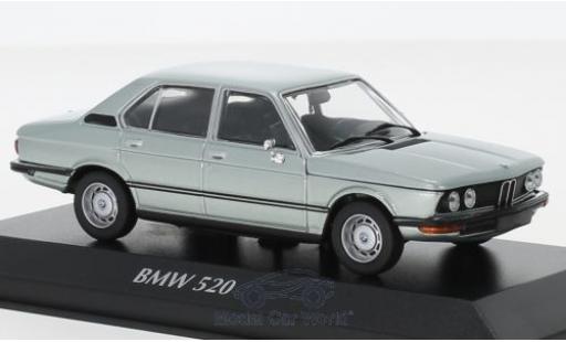Bmw 520 1/43 Maxichamps (E12) metallico blu 1972 modellino in miniatura