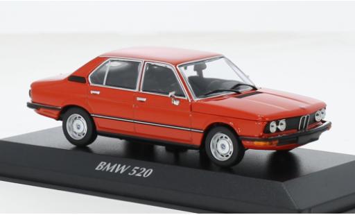 Bmw 520 1/43 Maxichamps (E12) rot 1972 1:43 modellino in miniatura