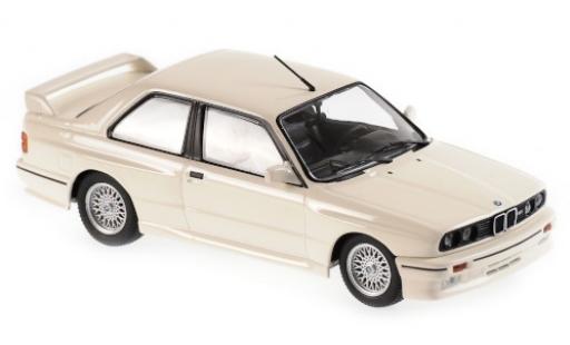 Bmw M3 1/43 Maxichamps (E30) bianco 1987 modellino in miniatura