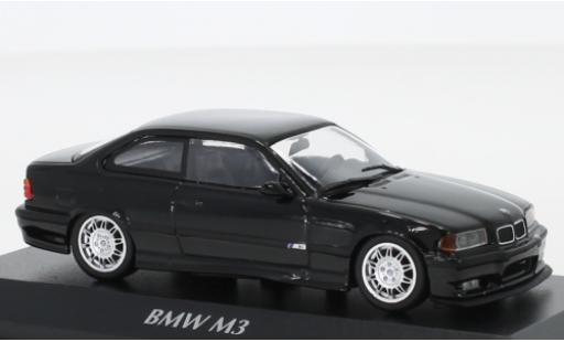 Bmw M3 1/43 Maxichamps (E36) nero 1992 modellino in miniatura