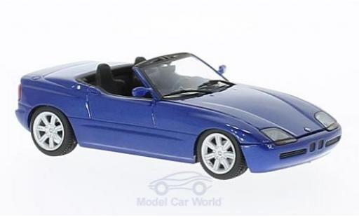 Bmw Z1 1/43 Maxichamps (E30) metallico blu 1991 modellino in miniatura