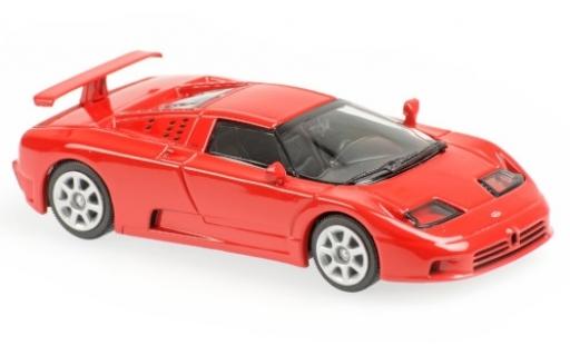 Bugatti EB110 1/43 Maxichamps EB 110 rosso 1994 modellino in miniatura