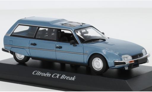 Citroen CX 1/43 Maxichamps Break metallico blu 1980 modellino in miniatura