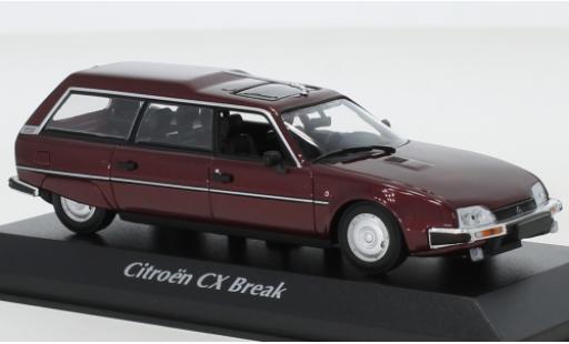 Citroen CX 1/43 Maxichamps Break metallico rosso 1980 modellino in miniatura