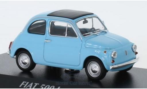 Fiat 500 1/43 Maxichamps L blu 1965 modellino in miniatura