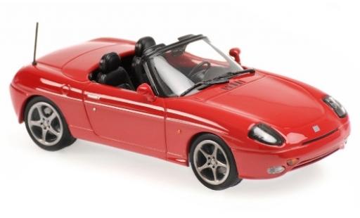Fiat Barchetta 1/43 Maxichamps rosso 1995 modellino in miniatura