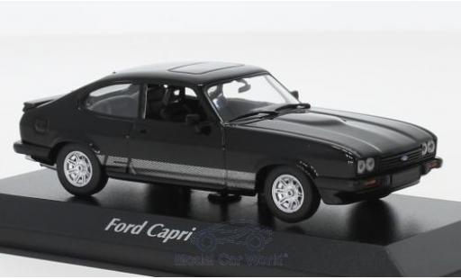 Ford Capri 1/43 Maxichamps MKIII 3.0 S nero 1982 modellino in miniatura