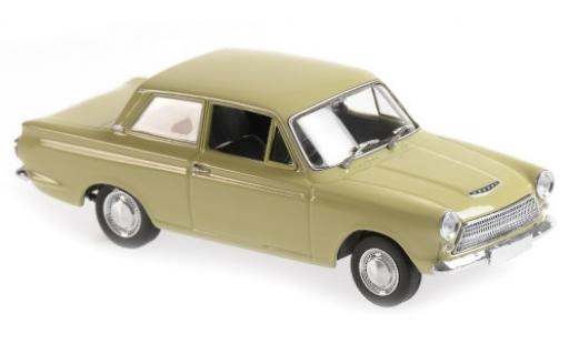Ford Cortina 1/43 Maxichamps MkI verde RHD 1962 modellino in miniatura