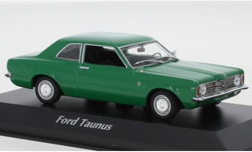 Ford Taunus 1/43 Maxichamps (TCI) verde 1970 modellino in miniatura