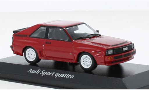 Audi Sport Quattro 1/43 Maxichamps Sport quattro rosso 1984 modellino in miniatura