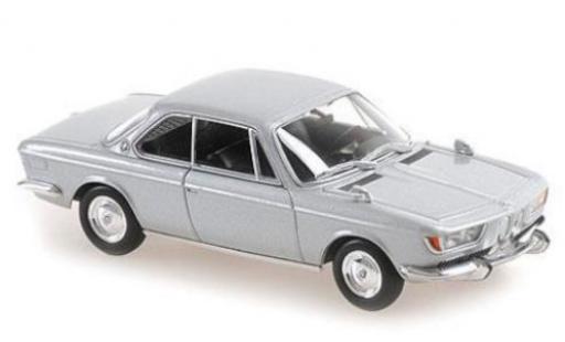 Bmw 2000 1/43 Maxichamps CS grigio 1967 modellino in miniatura